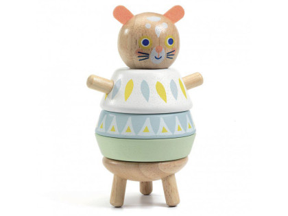 Dřevěná skládací kočička Djeco