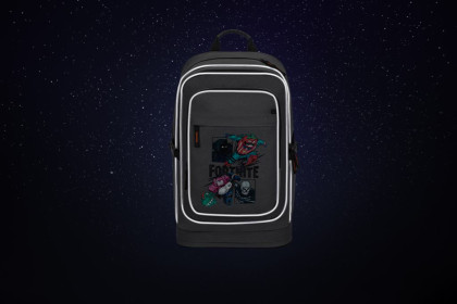 Set 5 Cubic Fortnite Squad: batoh, sáček, ledvinka, obal na notebook, peněženka GRS Baagl