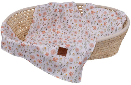 Bambusová letní sada polštářku s medvídkem a přikrývkou Letní louka Infantilo