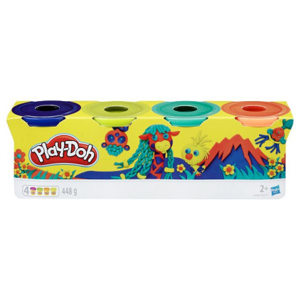Play-Doh  Wild Color 4 ks kelímků