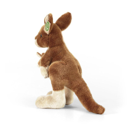 Plyšový klokan s mládětem 27 cm Eco-Friendly Rappa