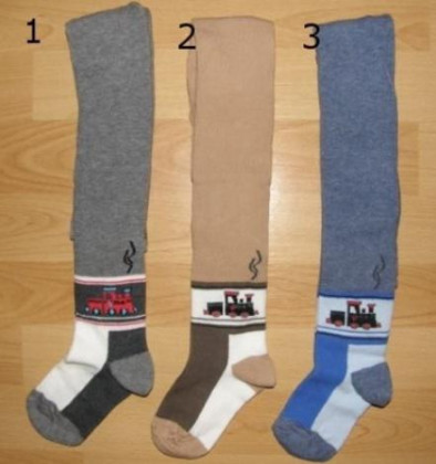 Dětské punčocháče Design Socks vel. 0 (0 - 6 měs) MAŠINKA