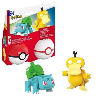 Mega Construx Pokémon Bulbasaur & Psyduck 