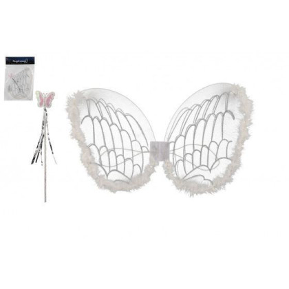 Křídla anděl s hůlkou nylon