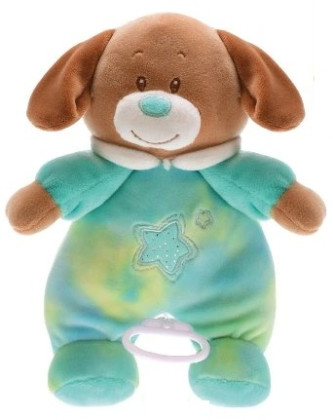 Baby Happiness zvířátko plyšové 26 cm se zvukem na natažení 0 m+