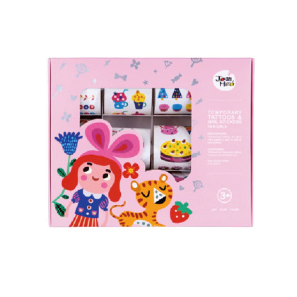 Tetovačky a Nálepky na nehty Pink Jarmelo