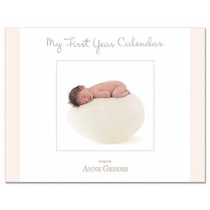 My First Year Calendar - Ava Baby on Egg by Anne Geddes