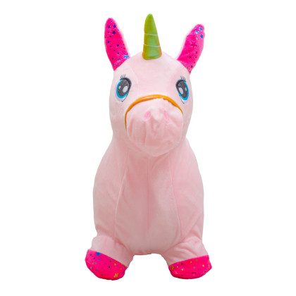 Plyšový skákací koník se zvukem Baby Mix