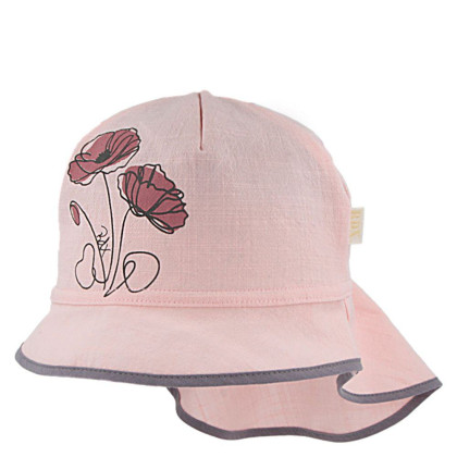 Letní klobouk s plachetkou vlčí mák