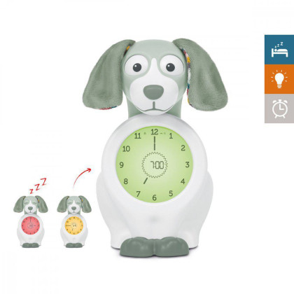 Pejsek Davy tréninkový budík s nočním světlem Zazu