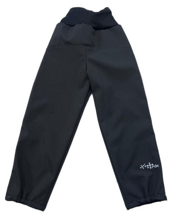 Černé softshell kalhoty s reflexním prvkem RDX