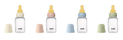 Antikoliková láhev s kaučukovým dudlíkem 150 ml Bibs