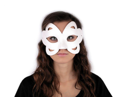 Karnevalová maska - škraboška k domalování 