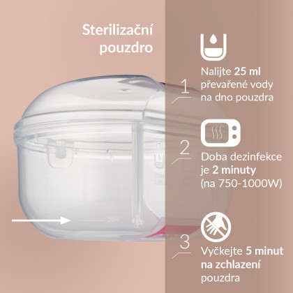 Dudlík svítící silikonový dynamický Prime 6-18 m 2 ks Ivory/Blush Lovi