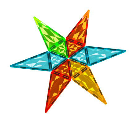 Geomag Magnetic Tiles Raketa 32 dílků