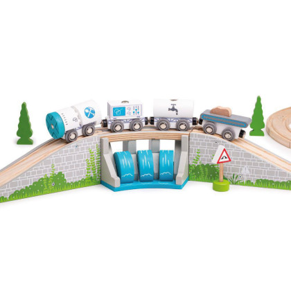 Most s vodopádem Bigjigs Rail