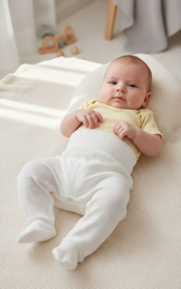 Polodupačky vzor obdélníky bílá Baby Service