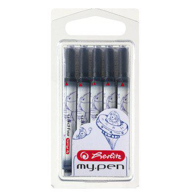 Bombičky inkoustové my.pen 5 ks modré Herlitz