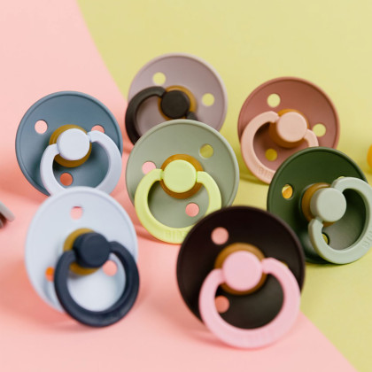 Colour Fusion dudlíky z přírodního kaučuku 2 ks 0 - 6 m Bibs