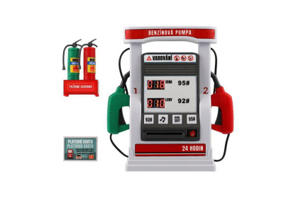 Benzínová pumpa se zvukem a světlem 