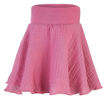 Sukně kolová Tm. starorůžová