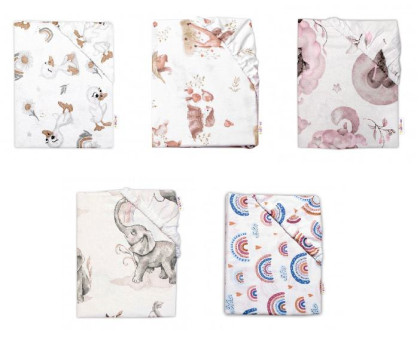 Bavlněné prostěradlo do postýlky 120 x 60 cm Baby Nellys