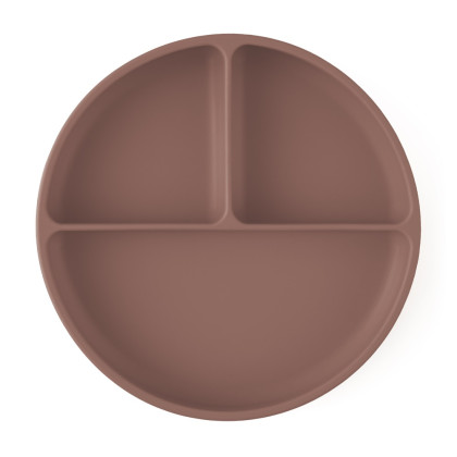 Talířek silikonový dělící kulatý Take&Match 6 m+ Petite & Mars