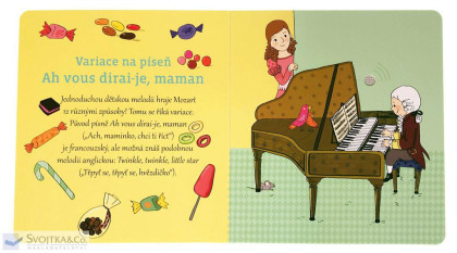 Knížka se zvukem Můj malý Mozart
