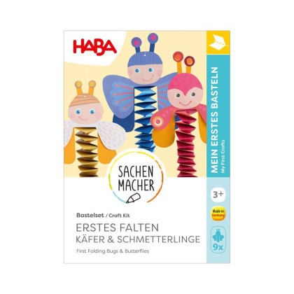 Kreativní sada První skládání Broučci a Motýli závěsná dekorace Craft Kit Haba
