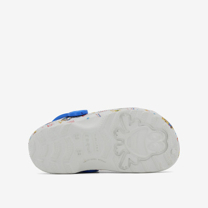 Dětské clogsy nazouváky Tlapková patrola Little Frog šedé s amuletem Coqui