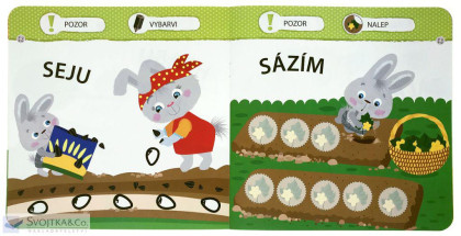 Kniha Malý zajíček Zahrada
