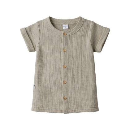 Kojenecká mušelínová košile s kraťasy linen New Baby