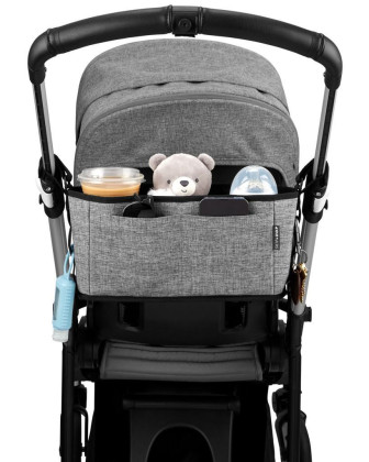 Organizér na kočárek Grab&Go Skip Hop Ultra Grey Melange