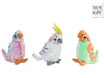Papoušek plyšový 20 cm 0m+ Take Me Home