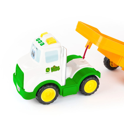 Traktor Johnny s tahačem 37 cm JD Kids John Deere