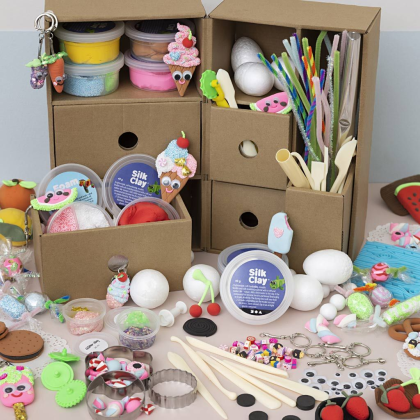 Kreativní sada Maxi box se zásuvkami Modelování Creativ Company