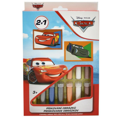 Pískování obrázků 2v1 Cars