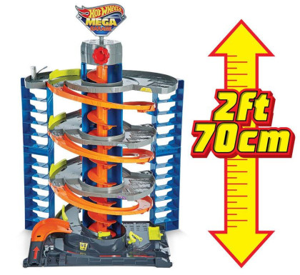 Hot Wheels City vylepšená mega garáž GTT95