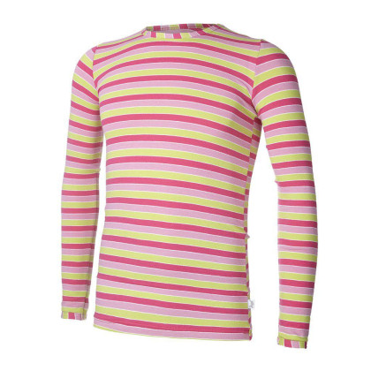 Tričko smyk DR Outlast® Pruh růžovozelený
