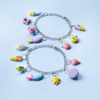 Náramky ze samotvrdnoucí modelíny Totum