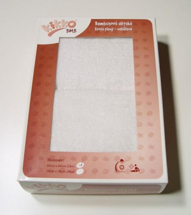 Bambusové froté pleny z 60 x 60 cm Kikko 2 ks