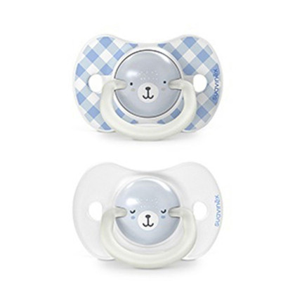 Šidítko fyziologické Den & Noc silikon Wild & Free 6-18 m 2 ks Suavinex 