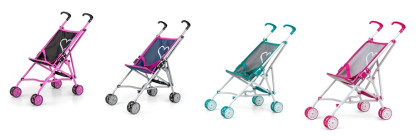 Dětský golfový kočárek pro panenky Milly Mally Julia Prestige 