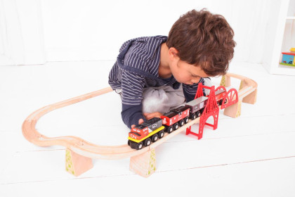 CN nákladní vlak + koleje Bigjigs Rail