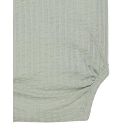 Prodyšné body s dlouhým rukávem Romper Seersucker Silk