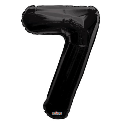 Nafukovací číslice černá 86 cm