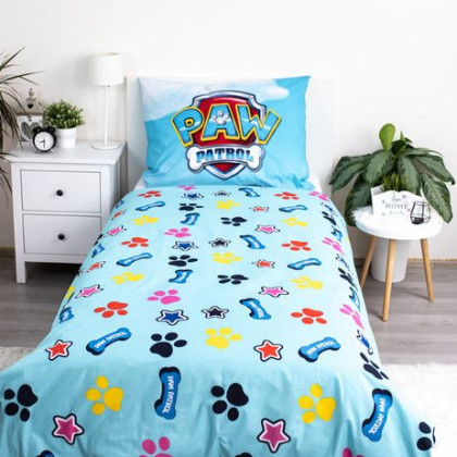 Povlečení Paw Patrol svítící 140 x 200, 70 x 90 cm Jerry Fabrics