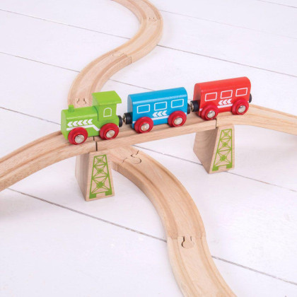 Mostní pilíře 6 ks Bigjigs Rail