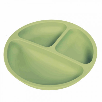 Silikonový talíř tříkomorový BocioLand 