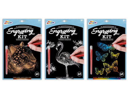 Vyškrabávací sada A4